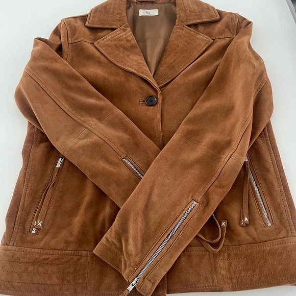 Tan suede AG Jacket - Picture 3 of 4